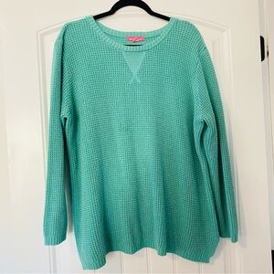 Woman Within Soft Green Crew Neck Sweater size 1X